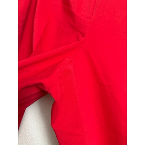 Michael Kors Samantha Red Ankle Pants Plus Size 24W Straight Leg Trousers - Picture 5 of 12